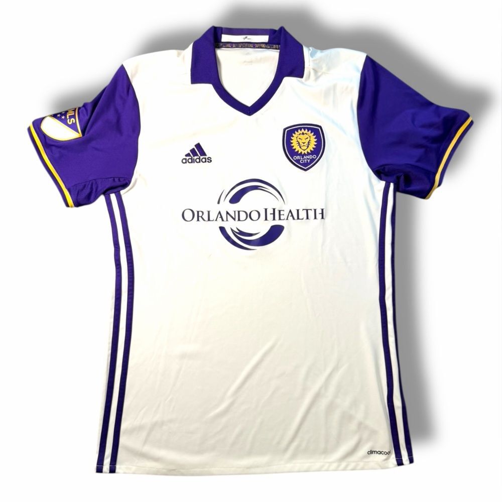 Adidas Orlando City C MLS 2016/2017 White  Away Jersey Men's Medium Soccer
